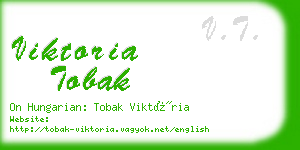 viktoria tobak business card